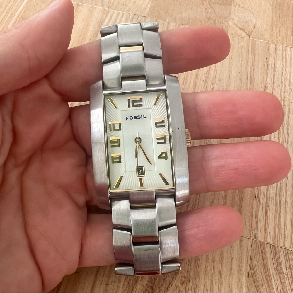 Fossil arkitekt men’s curvex dress watch NEW BATTERY